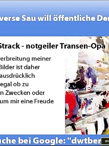 Perverser Transen-Opa outet sich