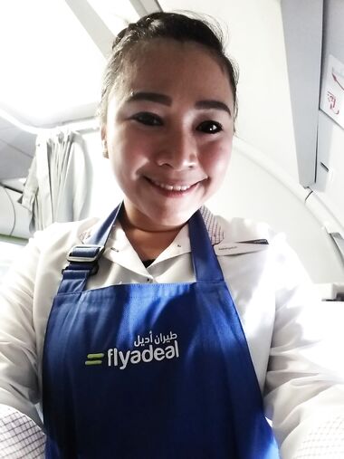 Another asian flight attendant