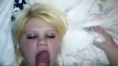 Hot Blonde Masturbating With Her Dildo