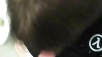 Female co-worker sucking a cock and cum swallow