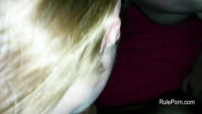 Cute Teen Deepthroats My Big Cock