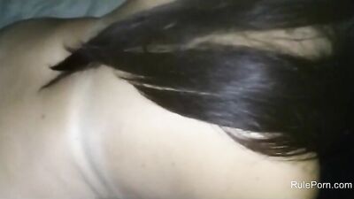 White chubby wife blowing black big dick