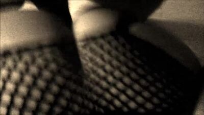 POV Homemade Doggystyle Black Fishnet Stockings