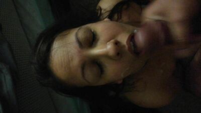 Cheating Slut Wife gets a facial from her boyfriend