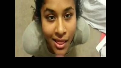 Indian brunette asks for cum on face