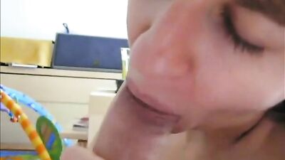 Russian cum flow in mouth