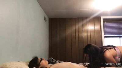 Amateur teen couple sexy fucking in homemade video