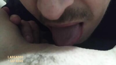 Licking wet pussy