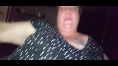 Fucking BBW with hairy pussy ass fucked by horny neighbor 