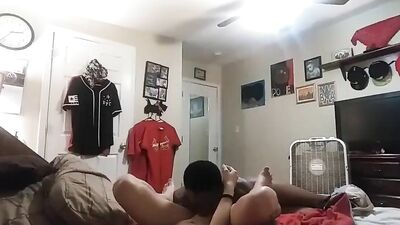 Hot girlfriend dominated by black guy