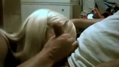 Mature blonde milf sucking cock 