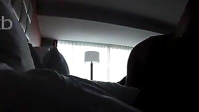 Horny brunette wife trying huge black cock at hotel 