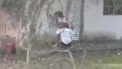 Caught people fucking outdoors