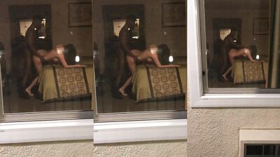 Housewife getting hammered by black cock in the motel 