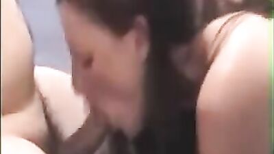 Pretty wife sucking and licking cock 