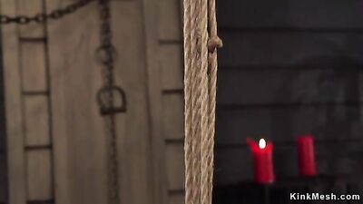Blonde big ass whipped in threesome lezdom