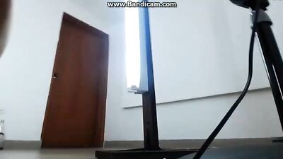 Dark pussy Latina babe masturbates