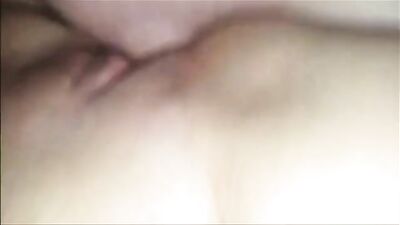 Squirting Gal Gets Cum On Her Pussy