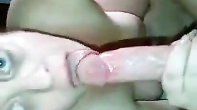 Dirty amateur wife sucking long cock