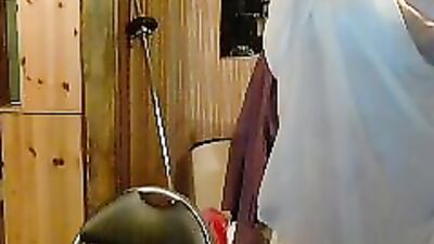 Curvy chubby lady teasing and masturbating