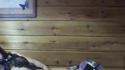 Naughty amateur mature lady fingering and masturbating