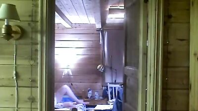 Horny mature wife caught masturbating