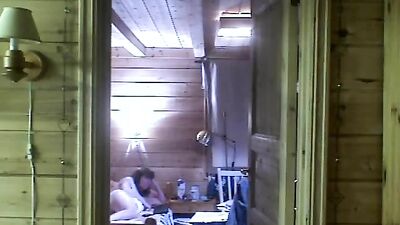 Horny mature wife caught masturbating