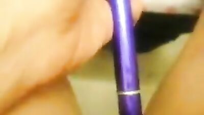 Nasty wife toying her pussy