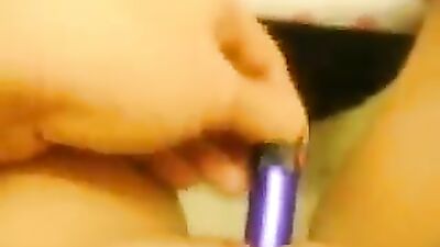 Nasty wife toying her pussy