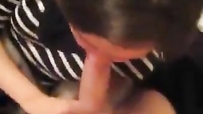 Amazing horny girlfriend sucking hard cock