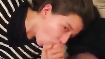 Amazing horny girlfriend sucking hard cock