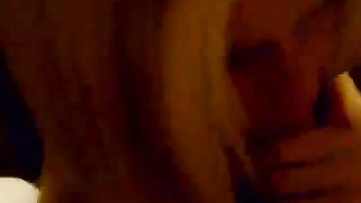 Sexy hot blonde wife sucking big cock