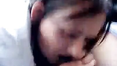 Slutty lady Amanda sucking hard cock