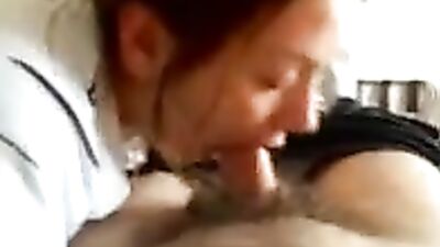 Asian horny girlfriend sucking big cock