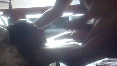 Amateur horny wife enjoying cum on her face