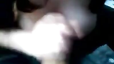 Huge titty wife gives handjob