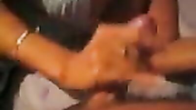 Busty wufe sucks cock