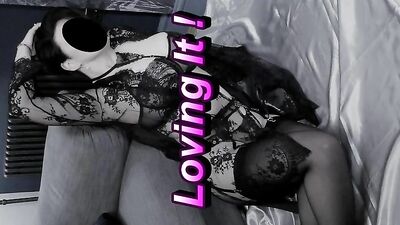 MILF in lingerie getting hammered roughly