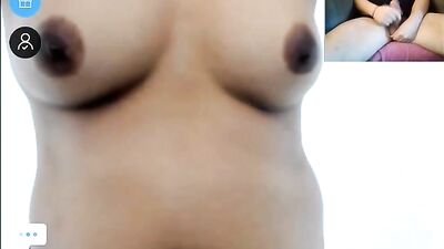 Hot hairy wife masturbates on the webcam