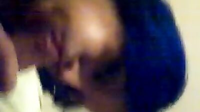 Punk chick sucking huge cock