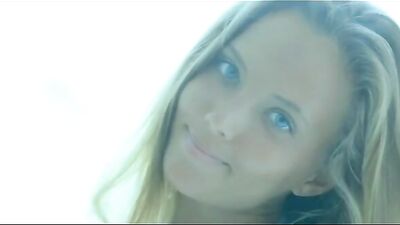 Pretty blonde girl pussy fingering solo