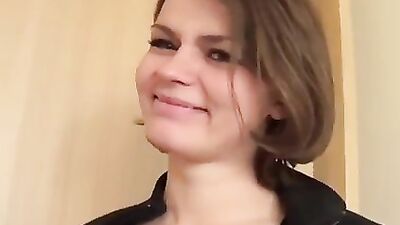 Amateur teen takes fat cock in her all holes