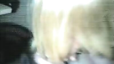 Slutty mature blonde lady sucking hard cock