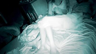 Tattooed sexy stepmom caught riding cock- Hidden-cam