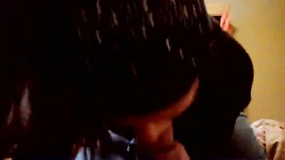 Wife sucks a fat cock at home