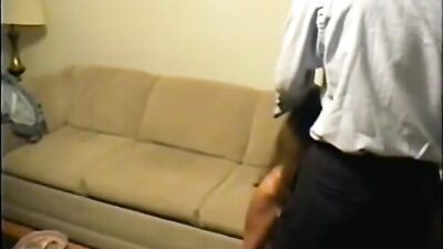 Cuckold mature wife bondage sex with hubbys co-workler