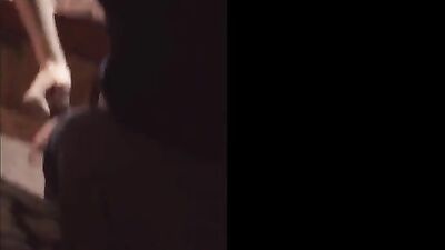 Man fucks a woman's face in the bedroom