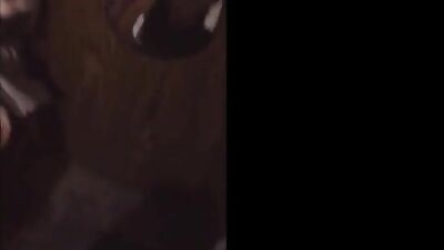 Man fucks a woman's face in the bedroom