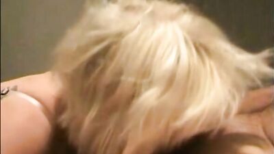 Grandma sucks cock and swallows cum