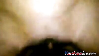 Fuzzy amateur couple fucks from behind